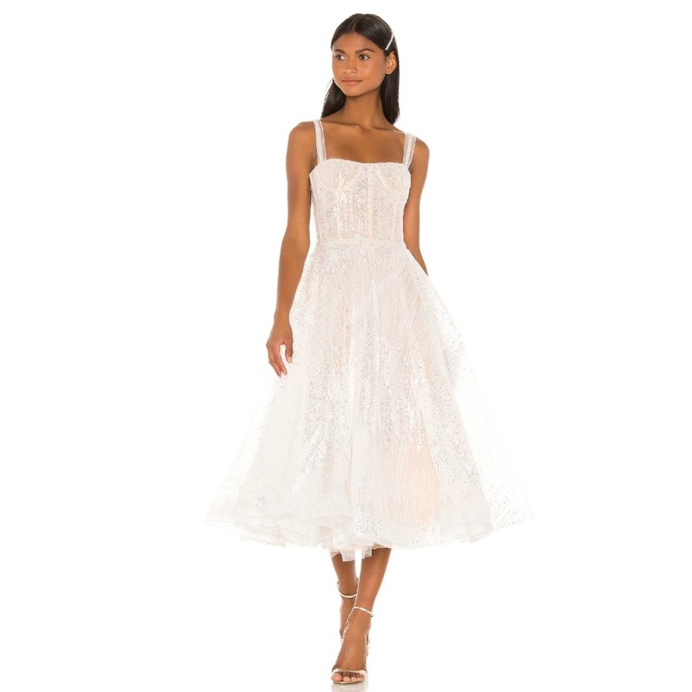 Bronx and Banco Mademoiselle Bridal Midi Dress